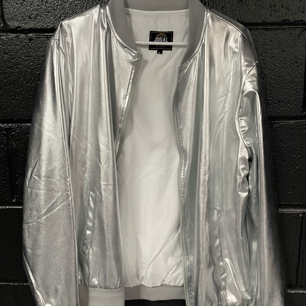 Mens metallic jacket!